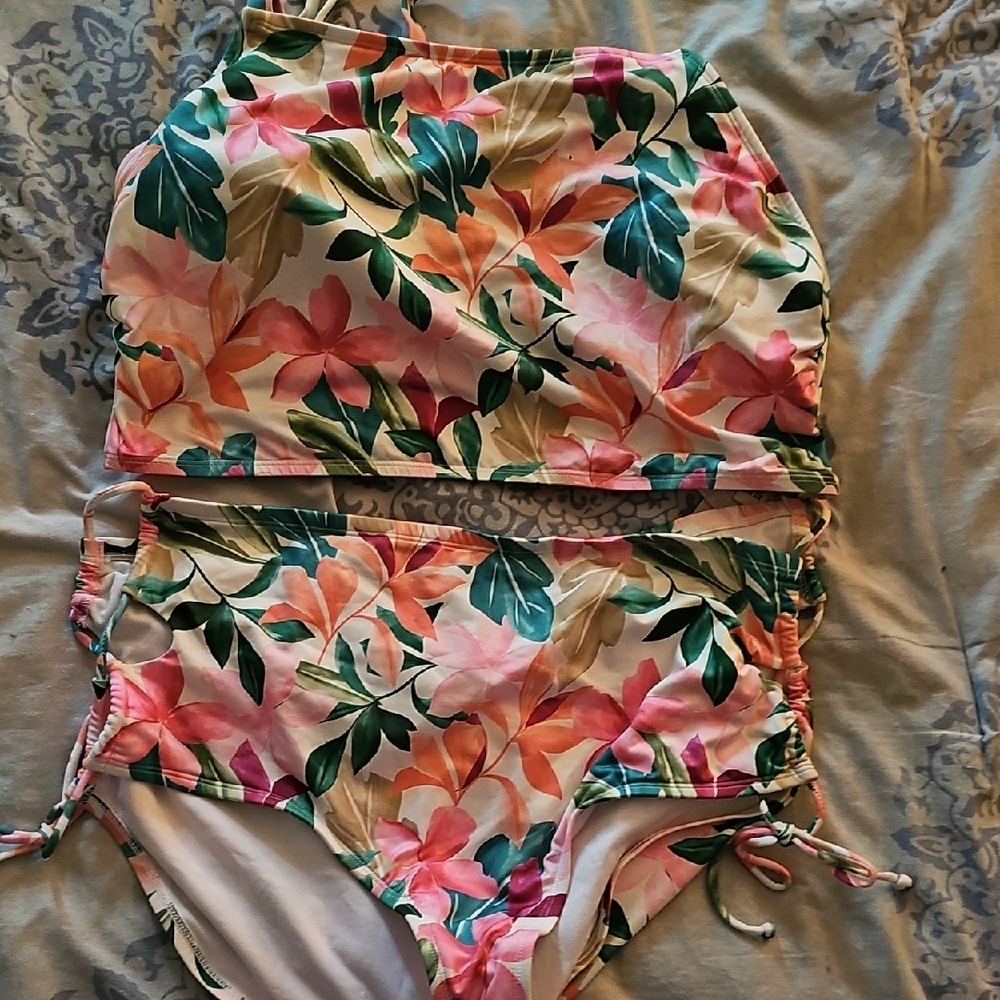 Hurley Colorful Swimwear with Pink and Orange Accents